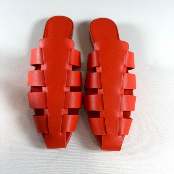 KATY PERRY The Confident Fisherman Mule Flame color Size 8M NEW - Picture 2 of 7